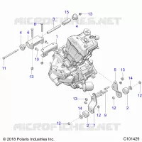 MOTORE, MOUNTING & LONG BLOCK