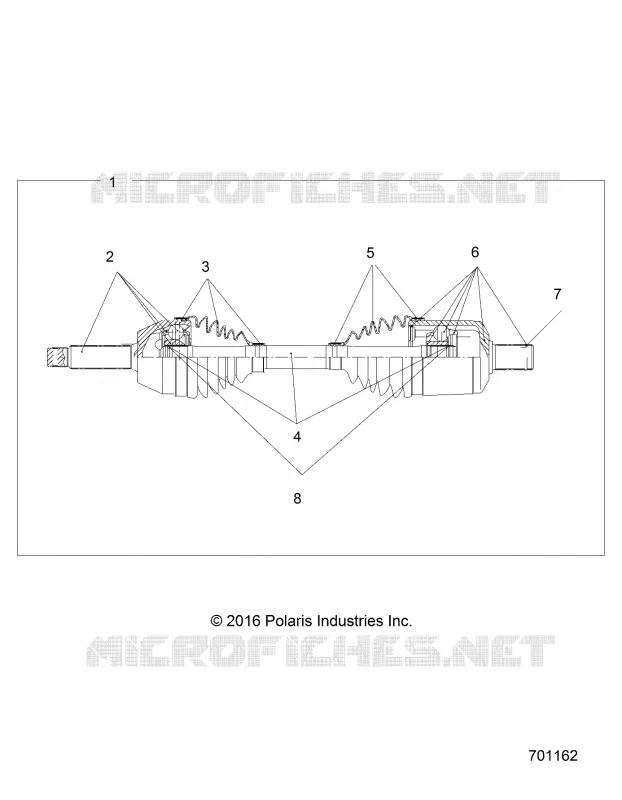 DRIVE TRAIN, TRANSMISSIONE ANTERIORE SHAFT