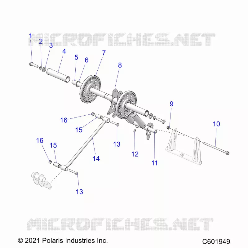 SUSPENSION, POSTERIORE COPPIA ARM