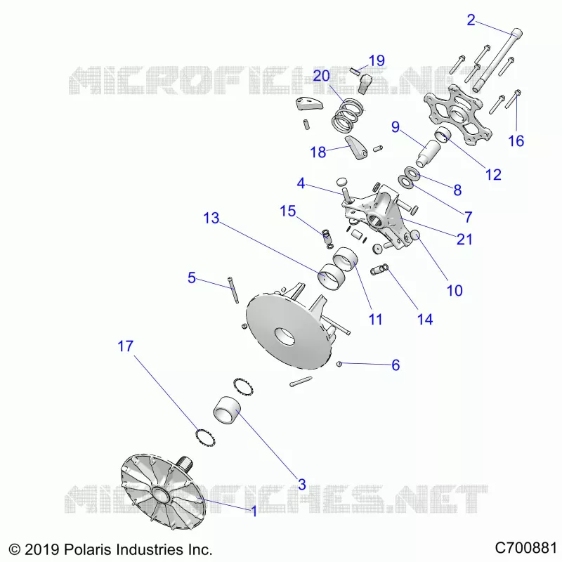 TRASMISSIONE, PRIMARY CLUTCH