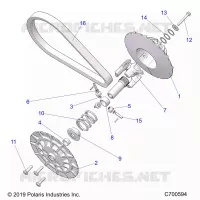 TRASMISSIONE, CLUTCH, SECONDARY