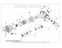 TRASMISSIONE, FRONT SCATOLA DEGLI INGRANAGGI INTERNALS