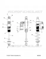 SUSPENSION, AMMORTIZZATORE POSTERIORE TRACK, VELOCITY