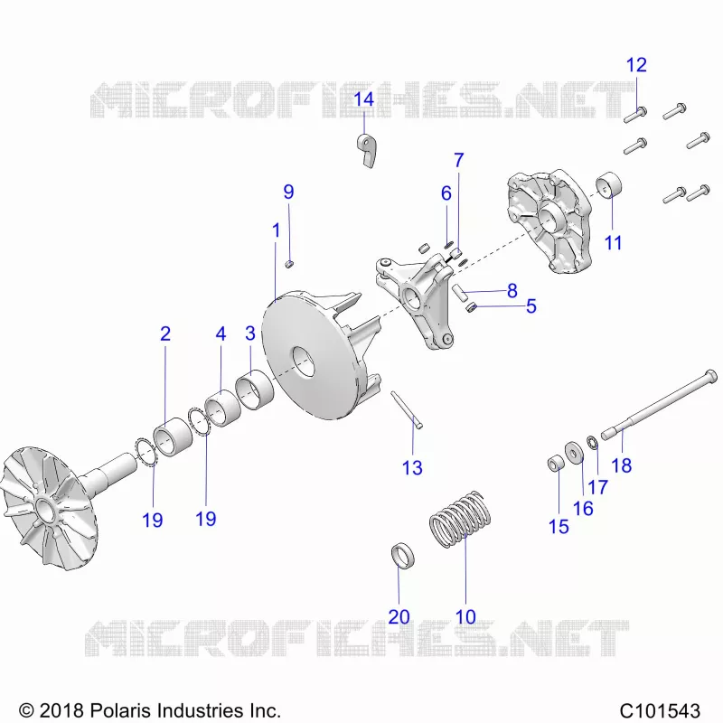 TRASMISSIONE, PRIMARY CLUTCH