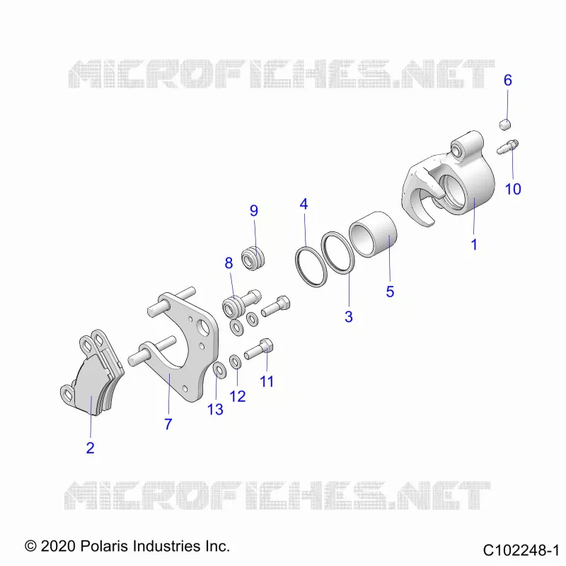 BRAKES, BRAKE PINZA FRENO ANTERIORE