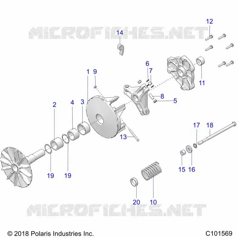 TRASMISSIONE, PRIMARY CLUTCH