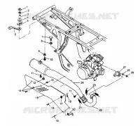 IMPIANTO DI SCARICO 4x4 300 W958130 (4930183018A011)