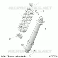SOSPENSIONE POSTERIORE SHOCK MOUNTING