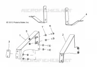 TELAIO, OPTIONS, BUMPER, BRACKET, REAR