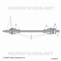 TRASMISSIONE, HALF SHAFT, FRONT