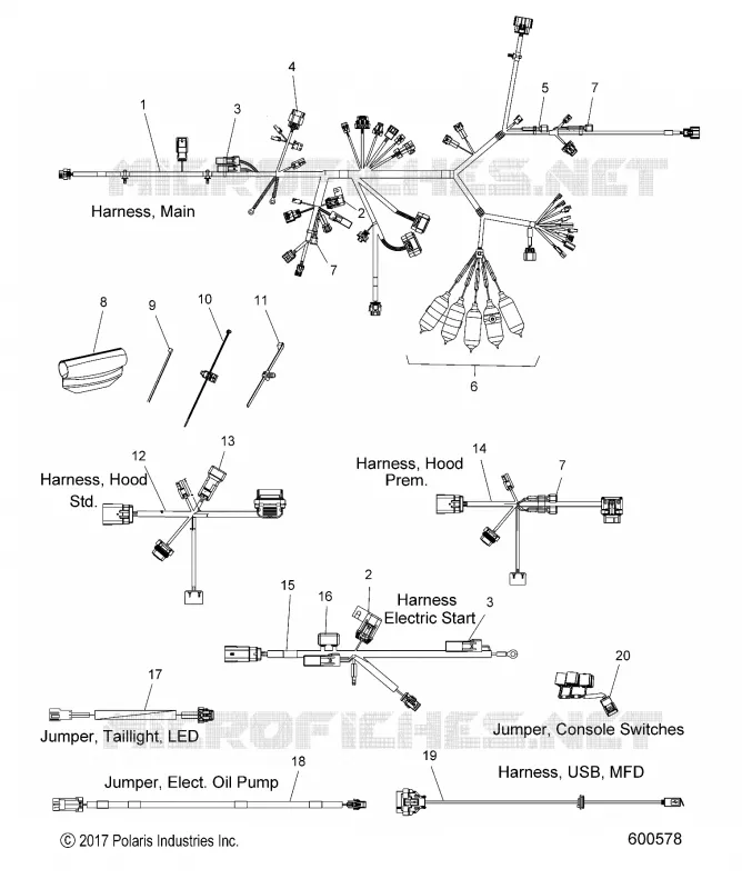 ELETTRICO, WIRE HARNESS