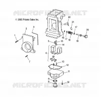 ENGINE, CARBURATORE, LOWER