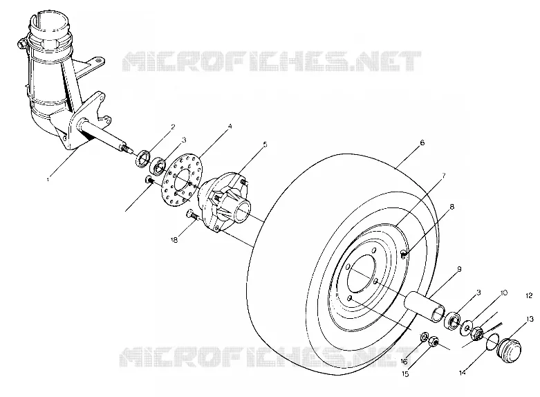RUOTA ANTERIORE MONTAGGIO BIG BOSS 4X6 UPDATED 2-91 (4919801980017A)
