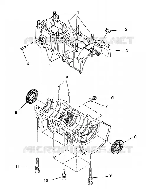 CARTER ASSEMBLY WIDETRAK / 0932064 (4922982298030A)