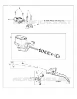 BRAKES, FRONT BRAKE LEVER AND CILINDRO PRINCIPALE