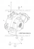 TRASMISSIONE, FRONT GEARCASE MOUNTING