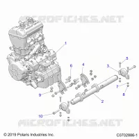 MOTORE, MOUNTING & LONG BLOCK