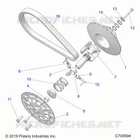 TRASMISSIONE, SECONDARY CLUTCH