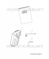 UTENSILI, CINGHIA DEL SUPPORTO E MANUALE UTENTE