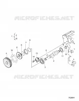 ENGINE, CARBURANTE CAMSHAFT AND GOVERNOR SHAFT