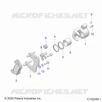 BRAKES, BRAKE PINZA FRENO ANTERIORE (FROM 8/16/2021)