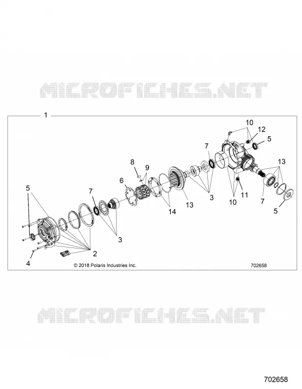 TRASMISSIONE, FRONT GEARCASE