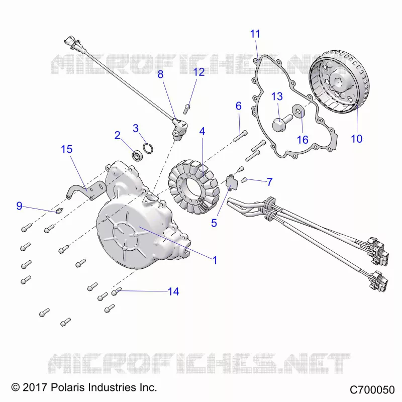 ENGINE, STATOR AND FLYRUOTA