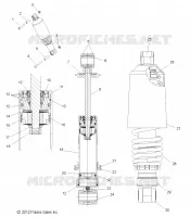 SHOCK ANTERIORE PISTA (INDY SP/LTD)(7043779)