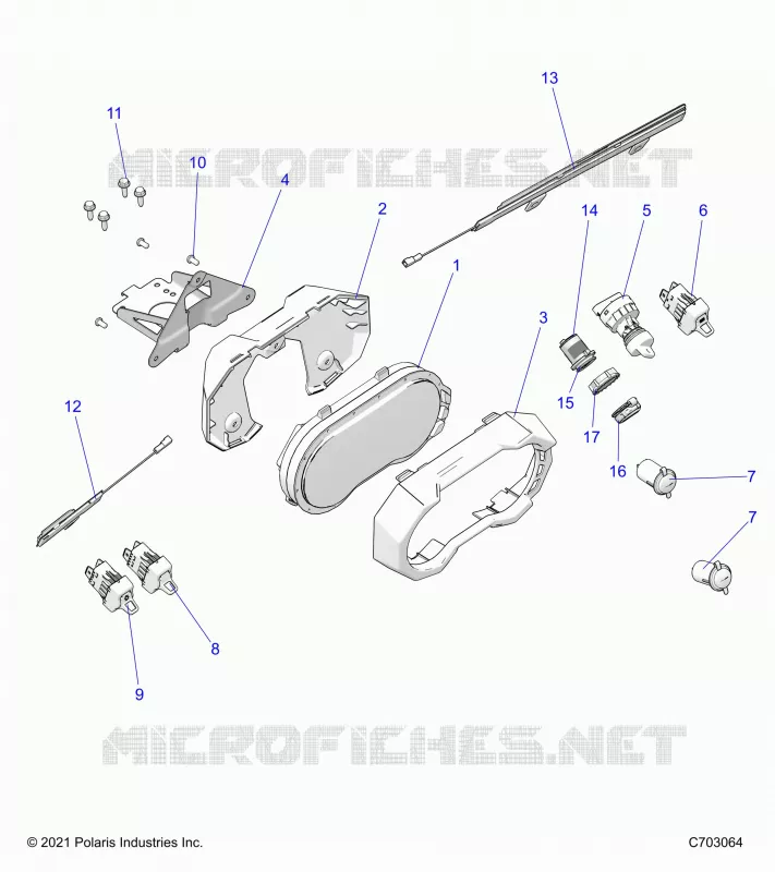 ELETTRICO, DASH INSTRUMENTS AND CONTROLS