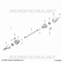 TRASMISSIONE, DRIVE SHAFT, MIDDLE