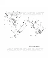 CHASSIS, PROTEZIONE FRIZIONE AND FOOTRESTS