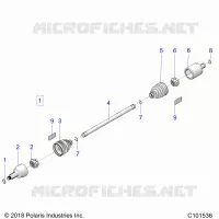 TRASMISSIONE, DRIVE SHAFT, FRONT