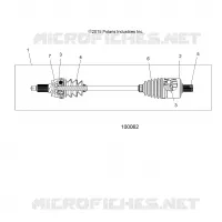 TRASMISSIONE, DRIVE SHAFT, FRONT (FROM 2/16/16)