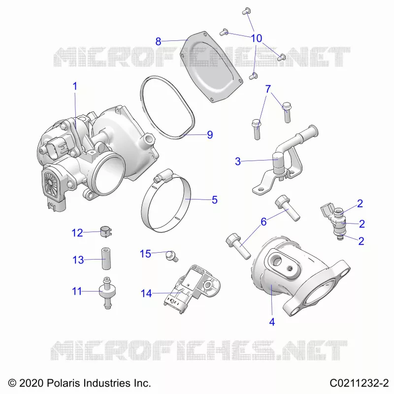ENGINE, CORPO FARFALLATO AND FUEL RAIL
