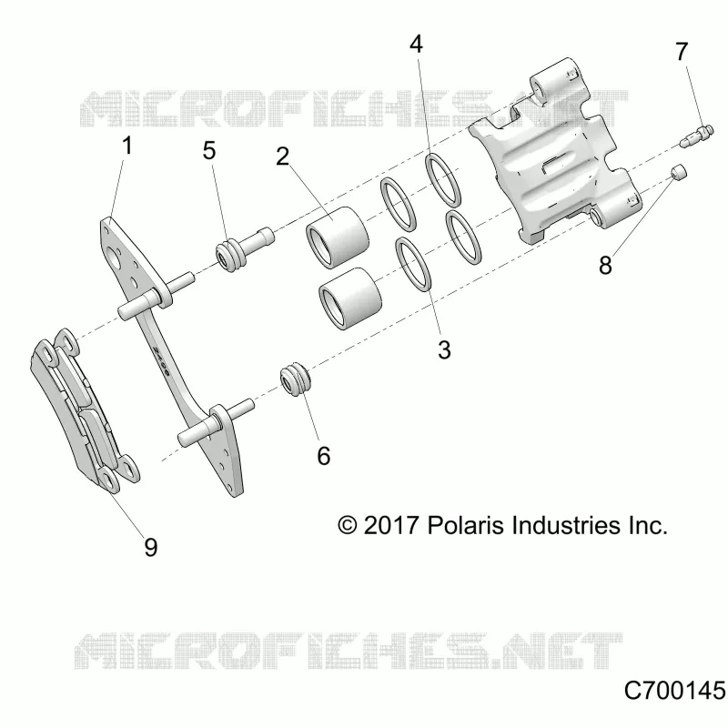 FRENO POSTERIORE CALIPER