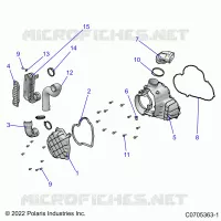 ENGINE, ALTERNATORE COVER HVAC