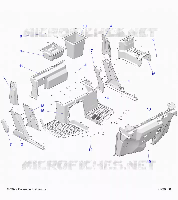 CARROZZERIA INFERIORE ANTERIORE AND ROCKERS