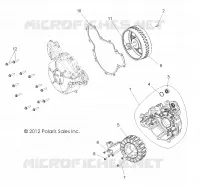 MOTORE, STATOR AND COVER