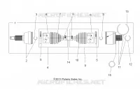 DRIVE TRAIN, ALBERO DI TRASMISSIONE, REAR
