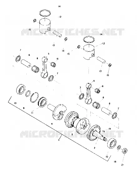 PISTON AND ALBERO MOTORE (SS) (4909540954023A)