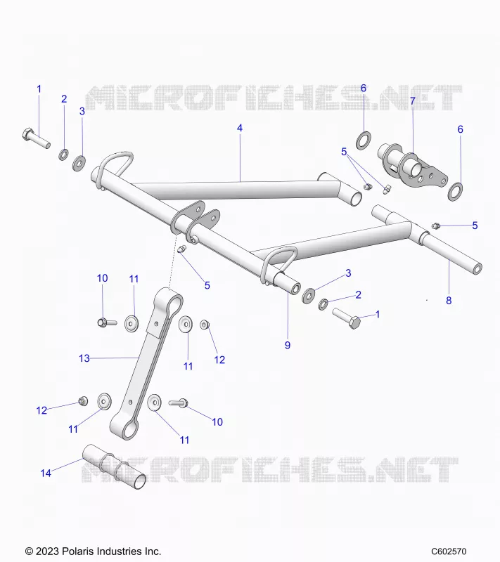 SUSPENSION, ANTERIORE COPPIA ARM
