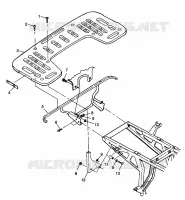 POSTERIORE MONTAGGIO RACK XPLORER 300 W98CC28C (4945264526A008)