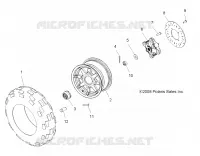 RUOTAS, FRONT TIRE AND BRAKE DISC