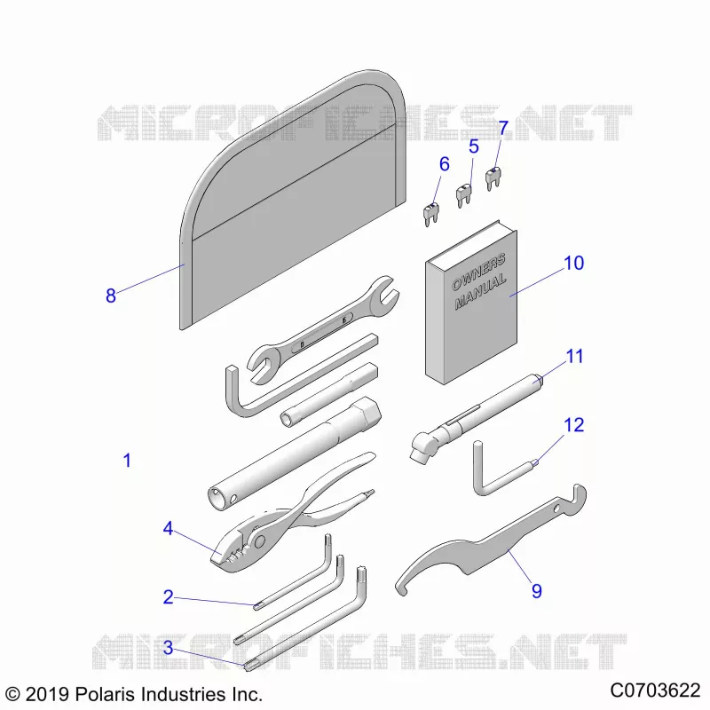 REFERENCE, MANUALE DEL PROPRIETARIO AND TOOL KIT