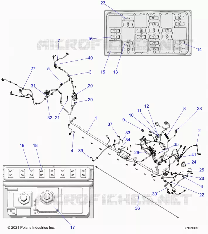 ELETTRICO, WIRE HARNESS, CHASSIS
