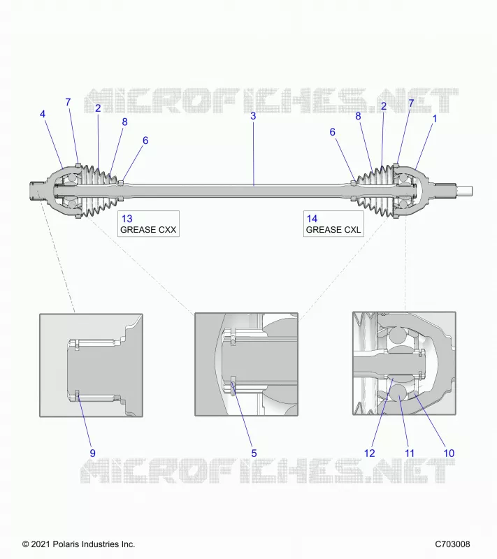 DRIVE TRAIN, HALF POSTERIORE ALBERO