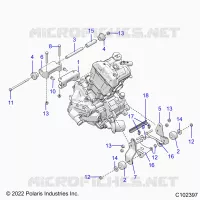 MOTORE, MOUNTING & LONG BLOCK