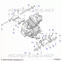 MOTORE, MOUNTING & LONG BLOCK