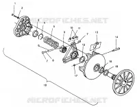 TRASMISSIONE FRIZIONE ASSEMBLY Storm 0965782, Storm SKS 0965582,  Euro Storm E965782 (4931593159C008)
