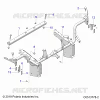 CHASSIS, FRONT TELAIO ASM. (USA ONLY)